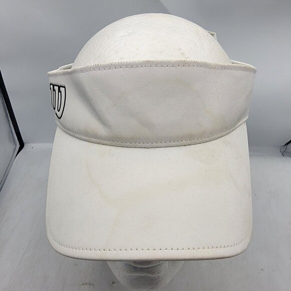 Wilson Tennis White Visor Hat Cap Adjustable Breathable Casual Sports - Picture 1 of 9